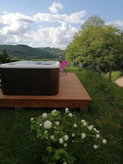 Le Belvedere Mouxois, Spa Privatif, Vue Morvan Bagian luar foto